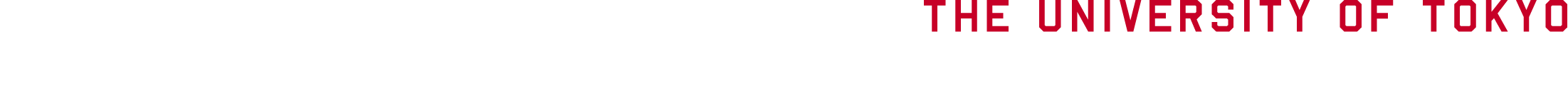 DEPARTMENT OF CIVIL ENGINEERING. THE UNIVERSITY OF TOKYO 東京大学社会基盤学科 社会基盤学専攻